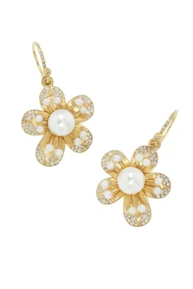 IRENE NEUWIRTH JEWELRY Diamond Pearl Blossom Flower Earrings | Thumbnail 1 IRENE NEUWIRTH JEWELRY Diamond Pearl Blossom Flower Earrings | Thumbnail 1