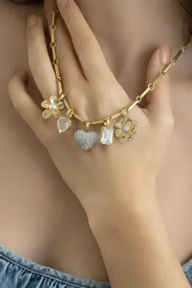 IRENE NEUWIRTH JEWELRY Diamond Pearl Blossom Flower Pendant | Thumbnail 4 IRENE NEUWIRTH JEWELRY Diamond Pearl Blossom Flower Pendant | Thumbnail 4
