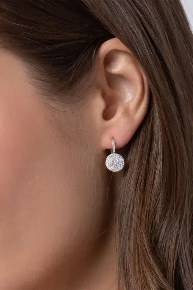 PHILLIPS HOUSE Diamond Petite Infinity Leverback Earrings | Thumbnail 2 PHILLIPS HOUSE Diamond Petite Infinity Leverback Earrings | Thumbnail 2
