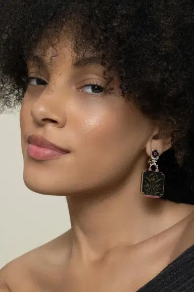 Silvia Furmanovich Diamond Ruby Papel Marche Earrings | Thumbnail 2 Silvia Furmanovich Diamond Ruby Papel Marche Earrings | Thumbnail 2