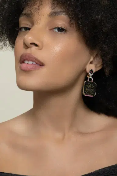 Silvia Furmanovich Diamond Ruby Papel Marche Earrings | Thumbnail 4 Silvia Furmanovich Diamond Ruby Papel Marche Earrings | Thumbnail 4