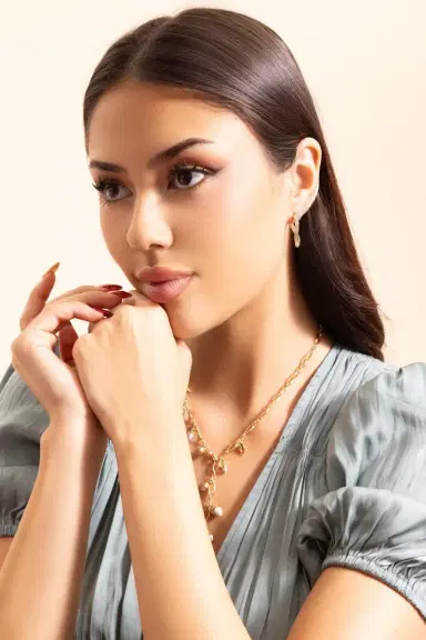 TAMARA COMOLLI Diamond Signature Twisted Drop Hoop Earrings | Thumbnail 4 TAMARA COMOLLI Diamond Signature Twisted Drop Hoop Earrings | Thumbnail 4