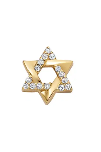 LOQUET Diamond Star Of David Charm | Thumbnail 1 LOQUET Diamond Star Of David Charm | Thumbnail 1