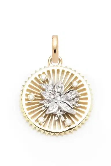 Foundrae Diamonds Resilience Medium Medallion | Thumbnail 1 Foundrae Diamonds Resilience Medium Medallion | Thumbnail 1