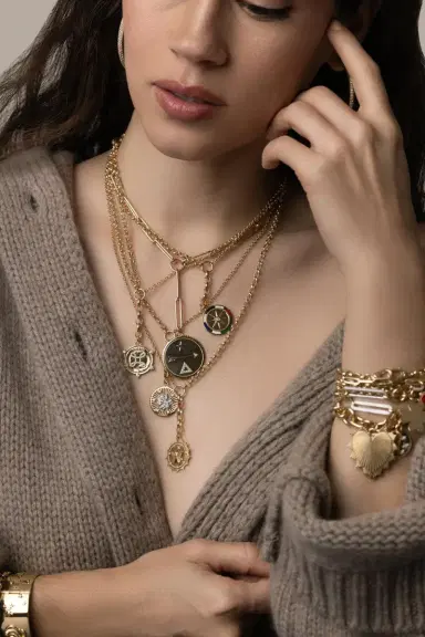 Foundrae Dream - Heavy Mixed Belcher Extension Chain Necklace | Thumbnail 3 Foundrae Dream - Heavy Mixed Belcher Extension Chain Necklace | Thumbnail 3