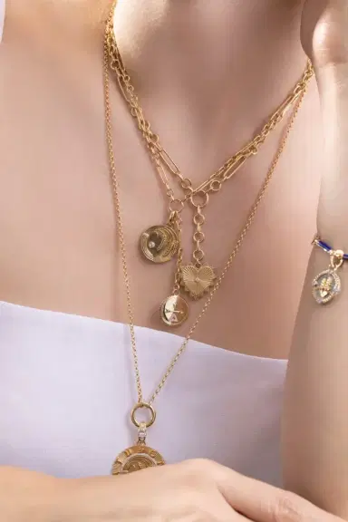 Foundrae Dream Fine Mixed Clip Extension Necklace | Thumbnail 3 Foundrae Dream Fine Mixed Clip Extension Necklace | Thumbnail 3