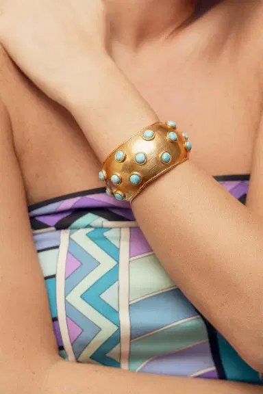 Sylvia Toledano Dune Larimar Cuff Bracelet | Thumbnail 2 Sylvia Toledano Dune Larimar Cuff Bracelet | Thumbnail 2