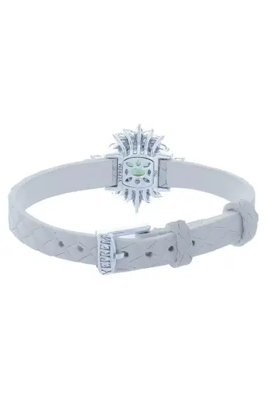 YEPREM Emerald and Diamond Stamped Leather Bracelet | Thumbnail 4 YEPREM Emerald and Diamond Stamped Leather Bracelet | Thumbnail 4