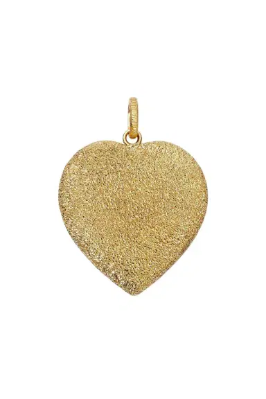Carolina Bucci Florentine Finish Cuore Pendant | Thumbnail 1 Carolina Bucci Florentine Finish Cuore Pendant | Thumbnail 1