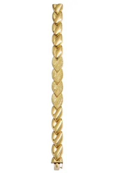 Carolina Bucci Florentine Finish EveryDay Bracelet - Yellow Gold | Thumbnail 4 Carolina Bucci Florentine Finish EveryDay Bracelet - Yellow Gold | Thumbnail 4