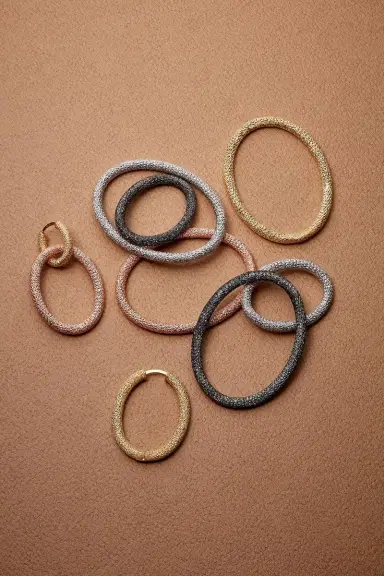 Carolina Bucci Florentine Finish Small Oval Link | Thumbnail 3 Carolina Bucci Florentine Finish Small Oval Link | Thumbnail 3