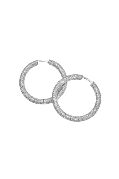 Carolina Bucci Florentine Finish Small Round Hoop Earrings | Thumbnail 5 Carolina Bucci Florentine Finish Small Round Hoop Earrings | Thumbnail 5