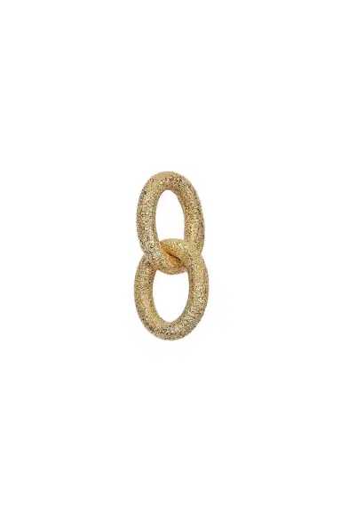 Carolina Bucci Florentine Finish Two Oval Links | Thumbnail 1 Carolina Bucci Florentine Finish Two Oval Links | Thumbnail 1