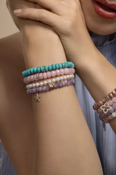 Sydney Evan Freshwater Pearl Small Paw Charm Bracelet | Thumbnail 3 Sydney Evan Freshwater Pearl Small Paw Charm Bracelet | Thumbnail 3