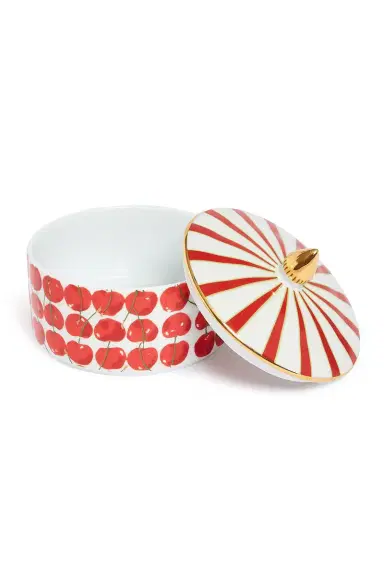 La DoubleJ Goodie Jar - Cherries Ivory | Thumbnail 4 La DoubleJ Goodie Jar - Cherries Ivory | Thumbnail 4