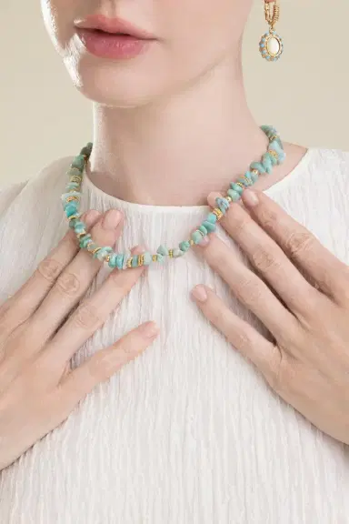 Gas Bijoux Green Mini Aloha Necklace | Thumbnail 3 Gas Bijoux Green Mini Aloha Necklace | Thumbnail 3