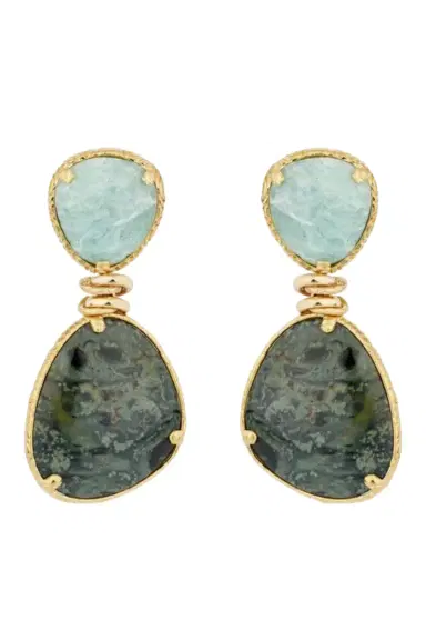 Gas Bijoux Green Silia Earrings | Thumbnail 1 Gas Bijoux Green Silia Earrings | Thumbnail 1