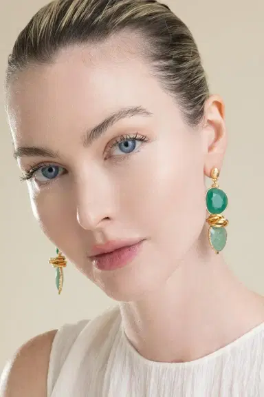Gas Bijoux Green Sirena Earrings | Thumbnail 3 Gas Bijoux Green Sirena Earrings | Thumbnail 3