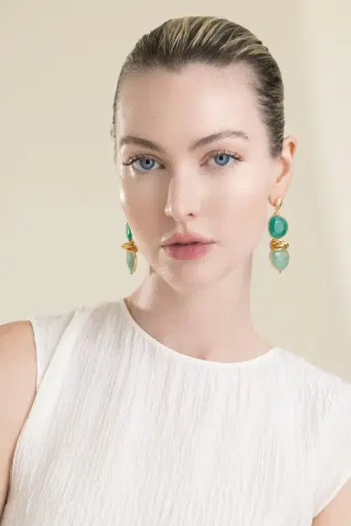 Gas Bijoux Green Sirena Earrings | Thumbnail 4 Gas Bijoux Green Sirena Earrings | Thumbnail 4