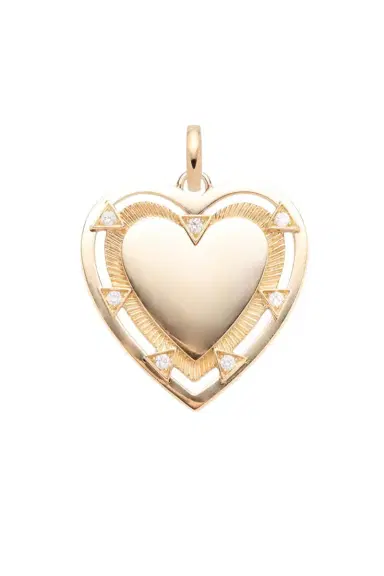 Foundrae Heart - True Love Engravable Large Heart Medallion | Thumbnail 1 Foundrae Heart - True Love Engravable Large Heart Medallion | Thumbnail 1