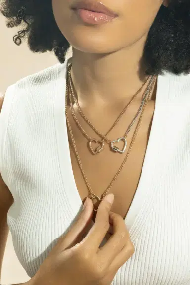 Marla Aaron Heartlock Pendant - Rose Gold | Thumbnail 3 Marla Aaron Heartlock Pendant - Rose Gold | Thumbnail 3