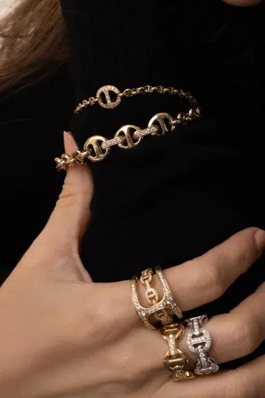 Hoorsenbuhs ID Diamond Toggle Bracelet | Thumbnail 3 Hoorsenbuhs ID Diamond Toggle Bracelet | Thumbnail 3