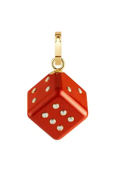 Marie Lichtenberg Jasper Diamond Dado Charm | Thumbnail 6 Marie Lichtenberg Jasper Diamond Dado Charm | Thumbnail 6