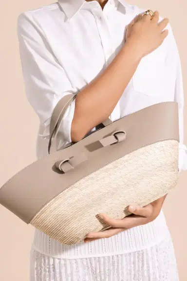 Altuzarra Knot Small Basket Bag - Mouton | Thumbnail 2 Altuzarra Knot Small Basket Bag - Mouton | Thumbnail 2