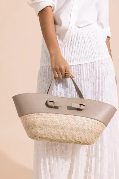 Altuzarra Knot Small Basket Bag - Mouton | Thumbnail 3 Altuzarra Knot Small Basket Bag - Mouton | Thumbnail 3
