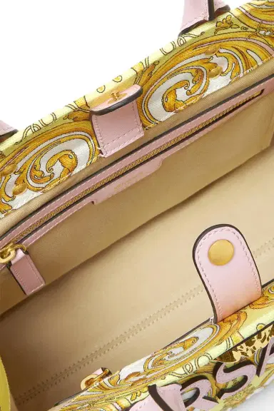 Versace La Meduse Small Tote Bag - Pastel Pink Multi | Thumbnail 5 Versace La Meduse Small Tote Bag - Pastel Pink Multi | Thumbnail 5