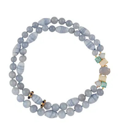 BOUNKIT JEWELRY Lace Agate Moonstone Necklace | Thumbnail 1 BOUNKIT JEWELRY Lace Agate Moonstone Necklace | Thumbnail 1