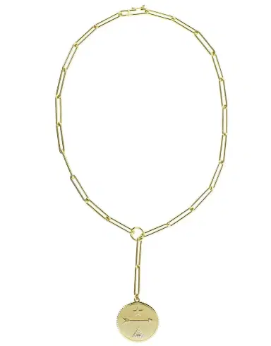Foundrae Large Dream Medallion Clip Chain Necklace | Thumbnail 3 Foundrae Large Dream Medallion Clip Chain Necklace | Thumbnail 3