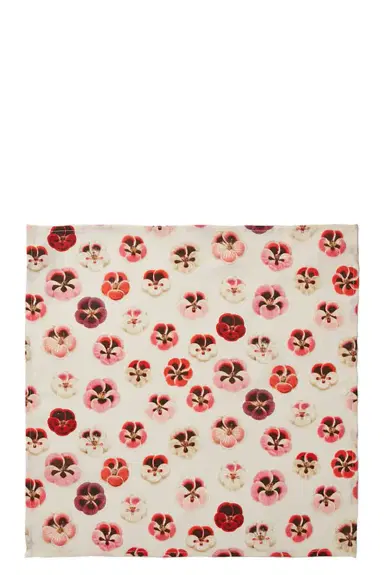 La DoubleJ Large Napkins Set Of 2 - Pansy | Thumbnail 4 La DoubleJ Large Napkins Set Of 2 - Pansy | Thumbnail 4