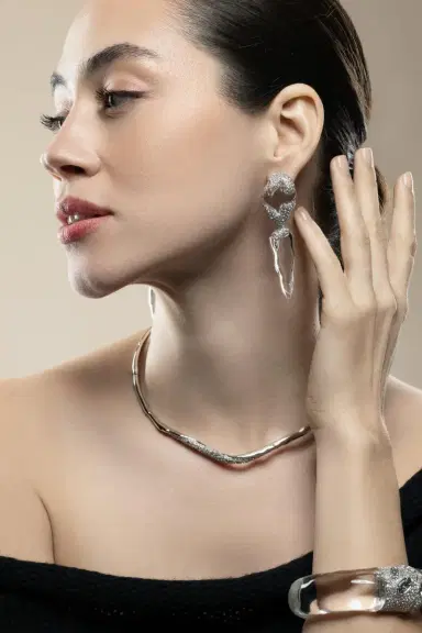 ALEXIS BITTAR Lucite Silverlake Post Drop Earrings | Thumbnail 4 ALEXIS BITTAR Lucite Silverlake Post Drop Earrings | Thumbnail 4
