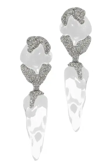 ALEXIS BITTAR Lucite Silverlake Post Drop Earrings | Thumbnail 1 ALEXIS BITTAR Lucite Silverlake Post Drop Earrings | Thumbnail 1