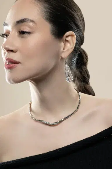 ALEXIS BITTAR Lucite Silverlake Wire Earrings | Thumbnail 4 ALEXIS BITTAR Lucite Silverlake Wire Earrings | Thumbnail 4