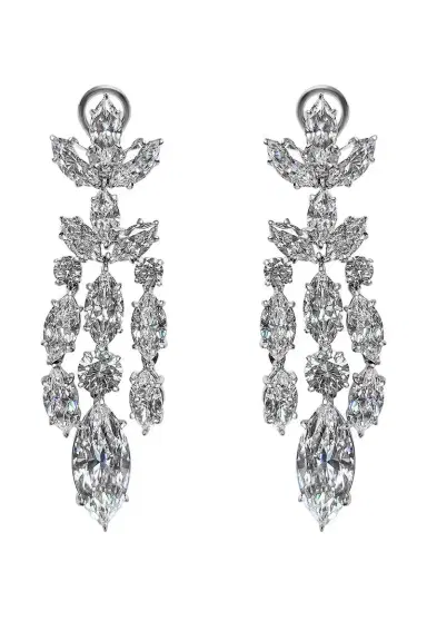 FANTASIA by DESERIO Marquise Chandelier Earrings | Thumbnail 1 FANTASIA by DESERIO Marquise Chandelier Earrings | Thumbnail 1