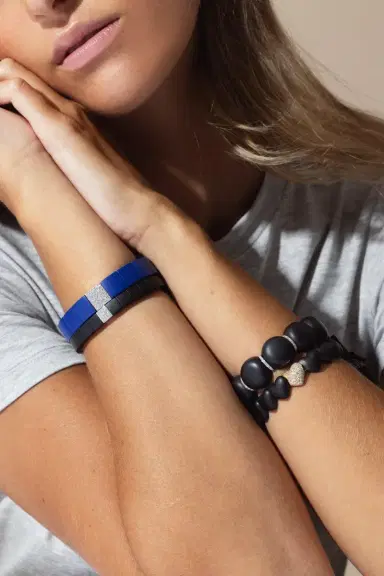 ROBERTO DEMEGLIO Matte Black Scacco Bracelet | Thumbnail 2 ROBERTO DEMEGLIO Matte Black Scacco Bracelet | Thumbnail 2