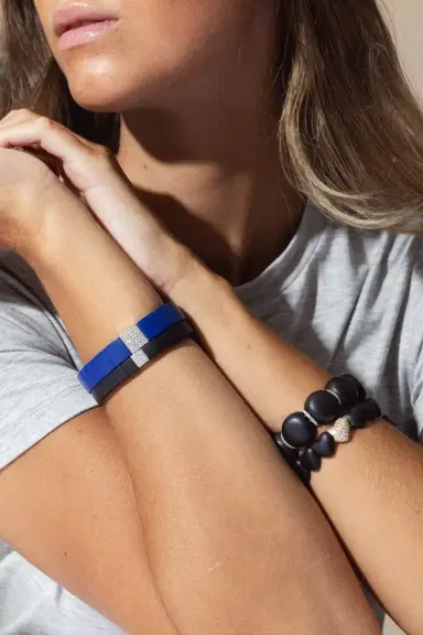 ROBERTO DEMEGLIO Matte Black Scacco Bracelet | Thumbnail 4 ROBERTO DEMEGLIO Matte Black Scacco Bracelet | Thumbnail 4