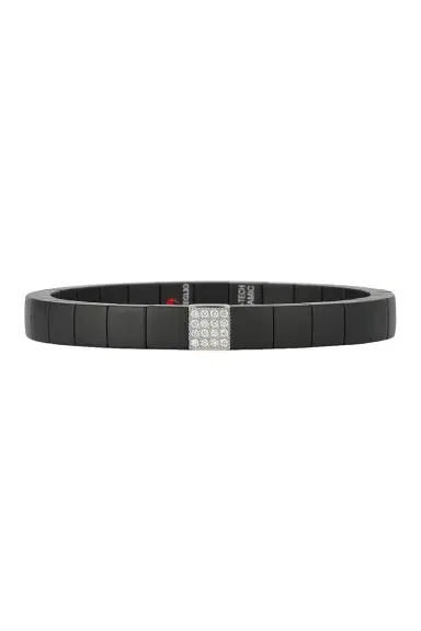 ROBERTO DEMEGLIO Matte Black Scacco Bracelet | Thumbnail 1 ROBERTO DEMEGLIO Matte Black Scacco Bracelet | Thumbnail 1
