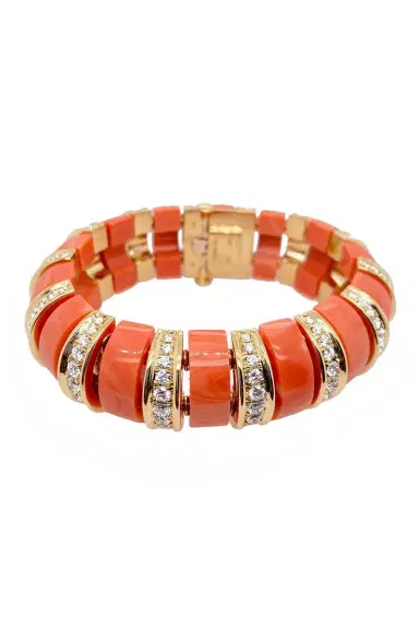 ALETTO BROTHERS Mediterranean Coralia Diamond Bracelet | Thumbnail 1 ALETTO BROTHERS Mediterranean Coralia Diamond Bracelet | Thumbnail 1