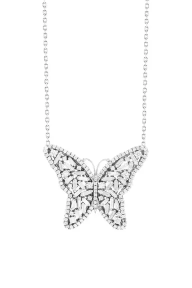 Suzanne Kalan Medium Diamond Butterfly Necklace | Thumbnail 1 Suzanne Kalan Medium Diamond Butterfly Necklace | Thumbnail 1