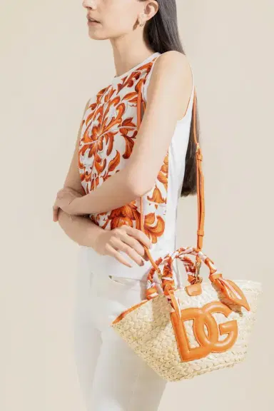 Dolce & Gabbana Medium Kendra Shopper - Maiolica Orange | Thumbnail 4 Dolce & Gabbana Medium Kendra Shopper - Maiolica Orange | Thumbnail 4