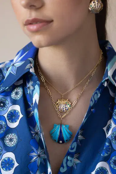 Brent Neale Medium Rainbow Shell Necklace | Thumbnail 2 Brent Neale Medium Rainbow Shell Necklace | Thumbnail 2