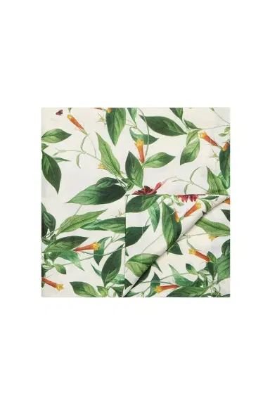 La DoubleJ Medium Tablecloth - Bosco Blooms Green | Thumbnail 1 La DoubleJ Medium Tablecloth - Bosco Blooms Green | Thumbnail 1