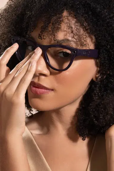 Ray-Ban Meta Skyler Gen 2 Sunglasses - Shiny Mystic Violet Amethyst | Thumbnail 3 Ray-Ban Meta Skyler Gen 2 Sunglasses - Shiny Mystic Violet Amethyst | Thumbnail 3