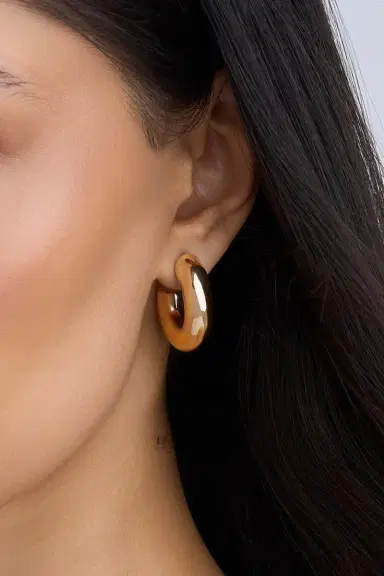 Jennifer Fisher Micro Jamma Huggie Earrings | Thumbnail 2 Jennifer Fisher Micro Jamma Huggie Earrings | Thumbnail 2