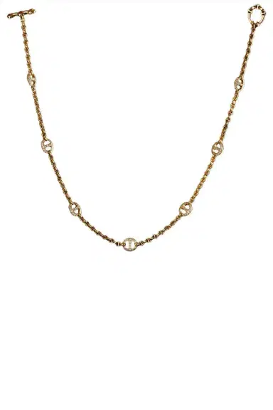 Hoorsenbuhs Micro Open Link Station Necklace | Thumbnail 1 Hoorsenbuhs Micro Open Link Station Necklace | Thumbnail 1