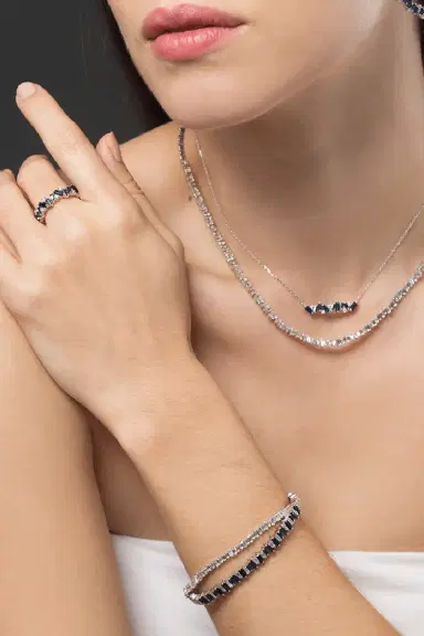 Suzanne Kalan Mini Baguette Tennis Bracelet | Thumbnail 2 Suzanne Kalan Mini Baguette Tennis Bracelet | Thumbnail 2