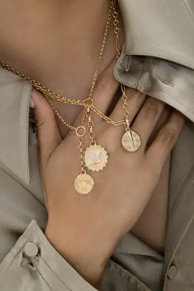 Foundrae Mixed Clip - Fine Mixed Clip Chain Necklace | Thumbnail 3 Foundrae Mixed Clip - Fine Mixed Clip Chain Necklace | Thumbnail 3